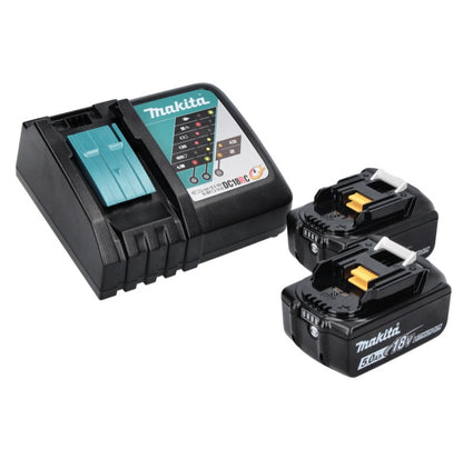 Makita DLX 2176 TX kit combiné batterie 18 V avec DHP 481 115 Nm brushless + DTD 152 165 Nm + 2x batterie 5,0 Ah + chargeur + Makbox