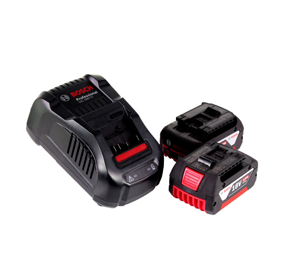 Scie circulaire à batterie Bosch GKS 18 V-57 Professional 18 V 165 mm + 2x batteries 4,0 Ah + chargeur