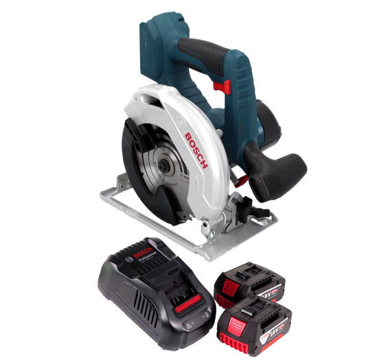 Bosch GKS 18 V-57 Professional Akku Kreissäge 18 V 165 mm + 2x Akku 5,0 Ah + Ladegerät