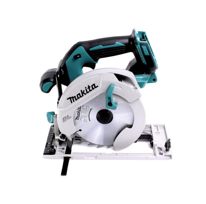 Makita DHP 482 STMX perceuse à percussion sans fil 18 V 62 Nm + clé à chocs DTD 152 165 Nm 1/4" + scie circulaire portative DHS 680 165 mm + 2x batteries 5,0 Ah + chargeur + 3x Makbox + planche à roulettes