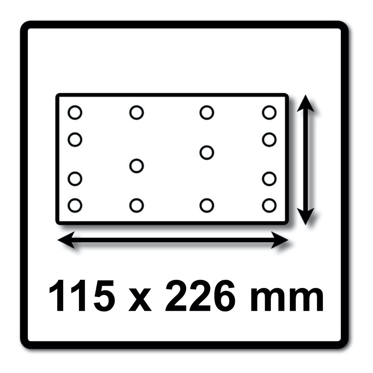 Festool HSK-A 115x226 Schleifklotz 115 x 226 mm ( 496963 ) - Toolbrothers