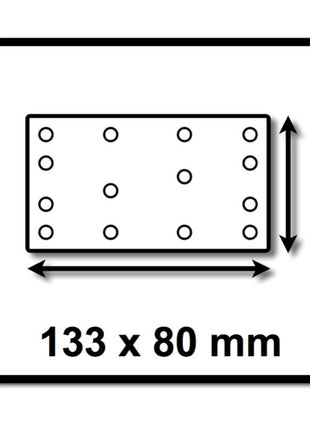 Festool STF 80x133 RU2/50 Schleifstreifen Rubin 2 P180 80 x 133 mm 50 Stk. ( 499052 ) für Rutscher RTS 400, RTSC 400, RS 400, RS 4, LS 130 - Toolbrothers