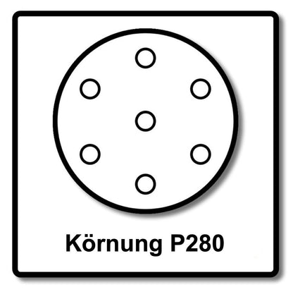 Festool STF D150/48 Schleifscheiben Granat P280 150 mm 100 Stk. ( 575169 ) für RO 150, ES 150, ETS 150, ETS EC 150, LEX 150, WTS 150, HSK-D 150 - Toolbrothers