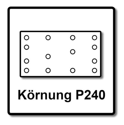 Festool STF 80x133 Schleifstreifen Granat P240 80 x 133 mm 100 Stk. ( 497124 ) für Rutscher RTS 400, RTSC 400, RS 400, RS 4, LS 130 - Toolbrothers