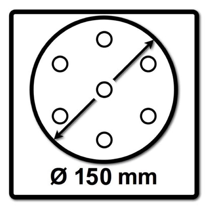 Festool STF D150/48 Schleifscheiben Granat P400 150 mm 200 Stk. ( 2x 575172 ) für RO 150, ES 150, ETS 150, ETS EC 150, LEX 150, WTS 150, HSK-D 150 - Toolbrothers