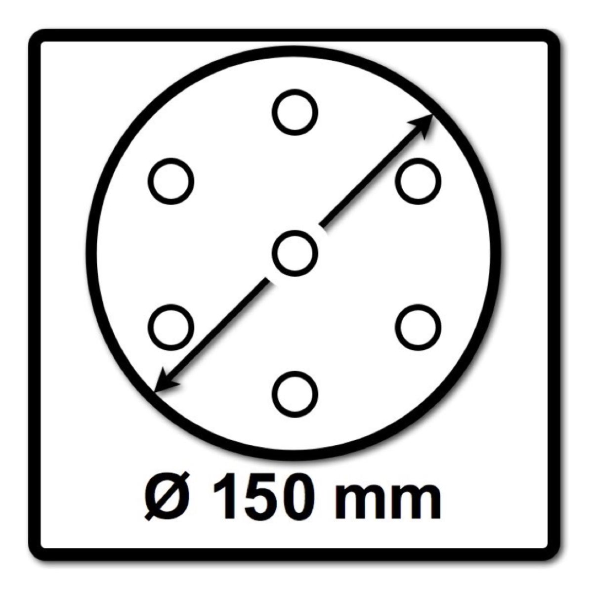 Festool STF D150/48 Schleifscheiben Granat P360 150 mm 200 Stk. ( 2x 575171 ) für RO 150, ES 150, ETS 150, ETS EC 150, LEX 150, WTS 150, HSK-D 150 - Toolbrothers