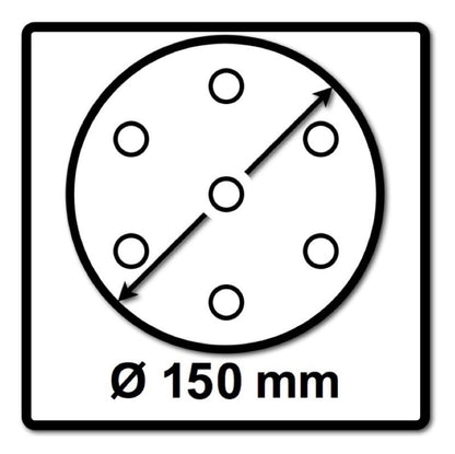 Festool STF D150/48 Schleifscheiben Granat P360 150 mm 200 Stk. ( 2x 575171 ) für RO 150, ES 150, ETS 150, ETS EC 150, LEX 150, WTS 150, HSK-D 150 - Toolbrothers