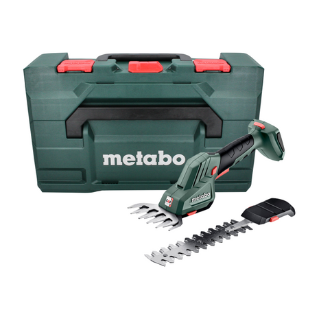 Cisaille à gazon et arbustes sans fil Metabo SGS 18 LTX Q 18 V + metaBOX (601609840) - sans batterie, sans chargeur