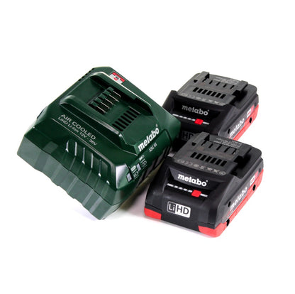 Taille-haie à batterie Metabo AHS 18-65 V 18 V 63 cm + 2x batteries 4,0 Ah + chargeur