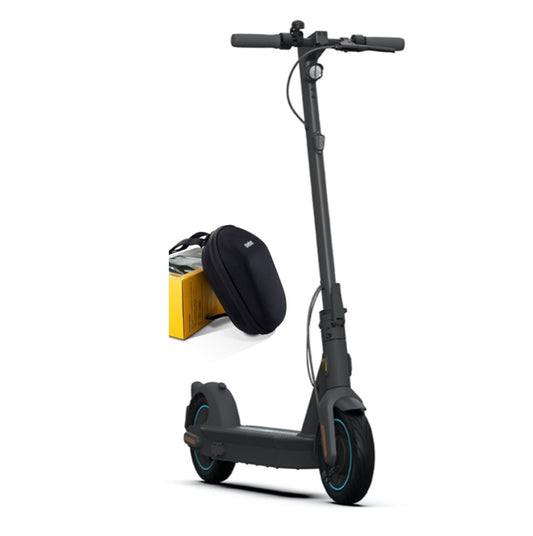 Ninebot Kick Scooter MAX G30D by Segway E-Scooter Elektro Roller 350 Watt + KickScooter Front Bag Lenker Tasche