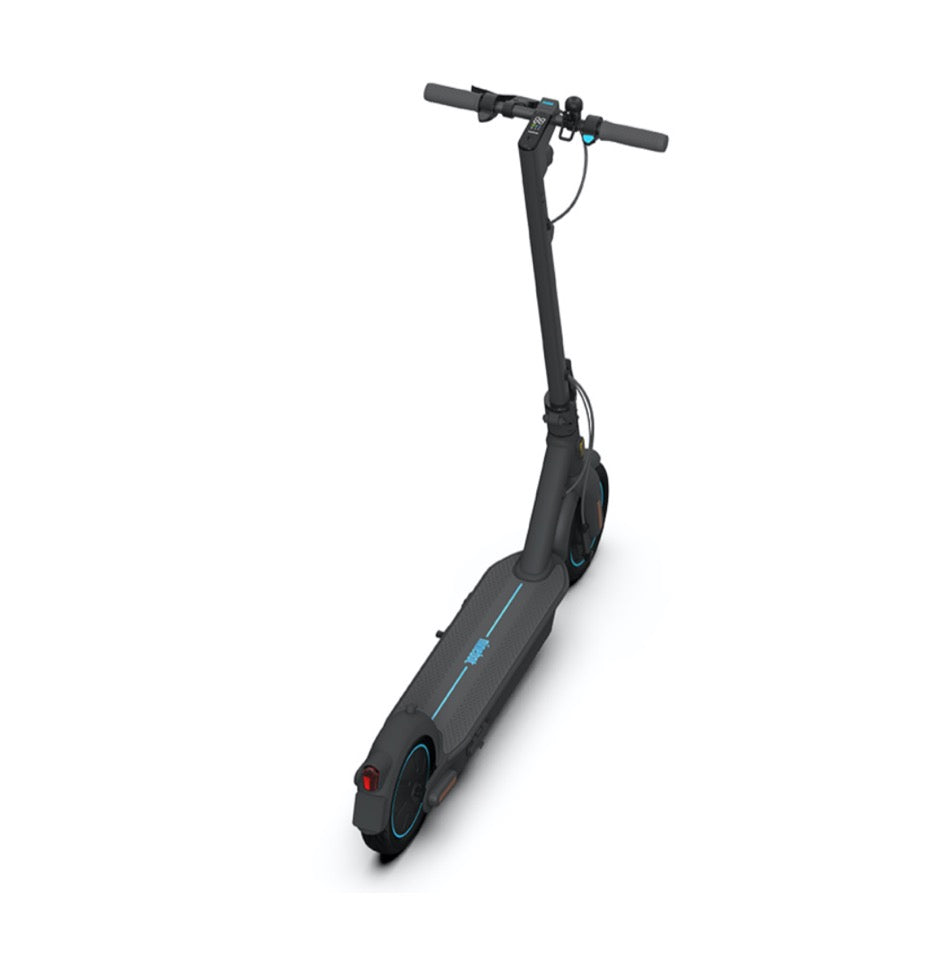 Ninebot Kick Scooter MAX G30D by Segway E-Scooter Trottinette électrique 350 W + Serrure à combinaison + Sacoche avant sur guidon + Support pour téléphone portable