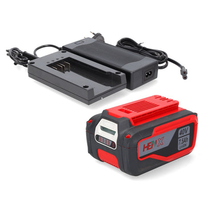 Kit de démarrage de batterie Henx Batterie Li-Ion 40 V 7,5 Ah (H36B75) + chargeur standard (H36MC100)