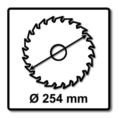 Jeu de lames de scie circulaire spéciales Festool 2x TF80 A 254 x 2,4 x 30 mm (2x 575978) pour scie à table TKS 80