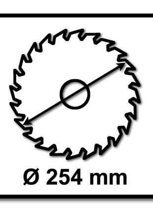 Jeu de lames de scie circulaire spéciales Festool 3x TF80 A 254 x 2,4 x 30 mm (3x 575978) pour scie à table TKS 80