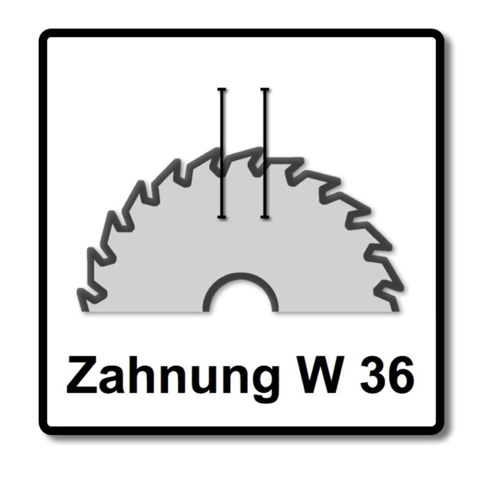 Festool Universal Kreissägeblatt Set 2x HW 216 x 30 x 2,3 mm W36 216 mm 36 Zähne ( 2x 500124 ) - Toolbrothers