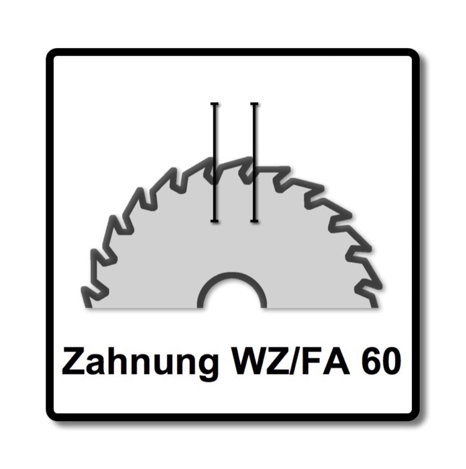 Festool Spezial Kreissägeblatt Set 3x HW 216 x 30 x 2,3 mm WZ/FA60 216 mm ( 3x 500123 ) 60 Zähne - Toolbrothers