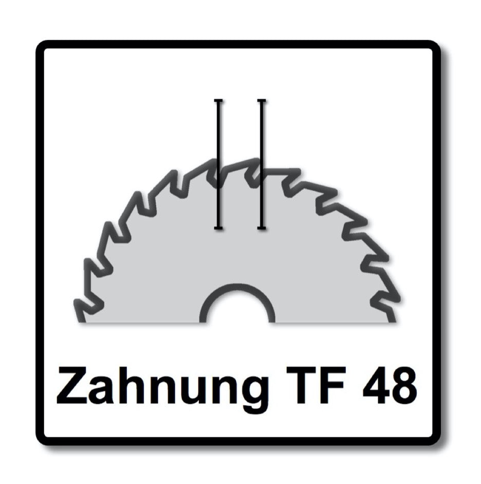 Festool Spezial Kreissägeblatt Set 2x HW 160 x 2,2 x 20 mm TF48 160 mm ( 2x 496308 ) 48 Zähne - Toolbrothers