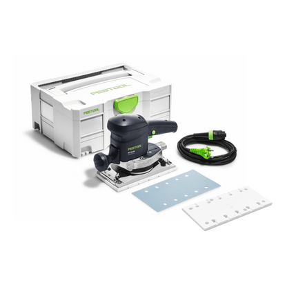 Festool RS 100 CQ-Plus Getrieberutscher 520 W 115 x 221 mm + 1x Schleifschuh + Systainer