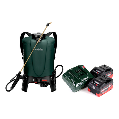 Metabo RSG 18 LTX 15 Akku Rückensprühgerät 18 V 15 L 3,0 Bar + 2x Akku 5,5 Ah + Ladegerät