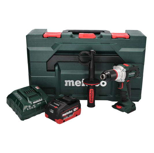 Metabo BS 18 LTX BL I Akku Bohrschrauber 18 V 120 Nm + 1x Akku 8,0 Ah + Ladegerät + metaBOX