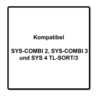 Festool Einsatzboxen Set 60x60/120x71 3xFT ( 201124 ) 17 tlg. für SYS-COMBI 2, SYS-COMBI 3 und SYS 4 TL-SORT/3 - Toolbrothers