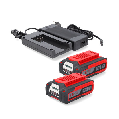 Tondeuse à gazon à batterie Henx H36GC20 40 V 51 cm 60 L brushless + 2x batteries 5,0 Ah + chargeur