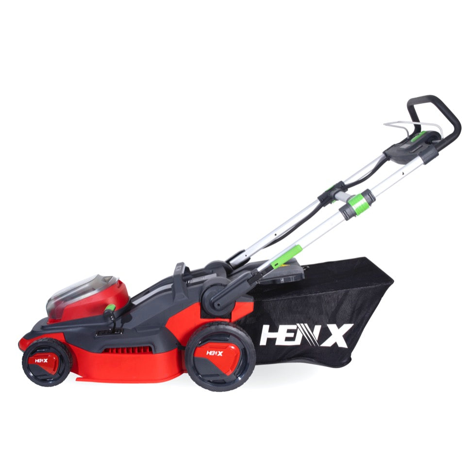 Tondeuse à gazon à batterie Henx H36GC20 40 V 51 cm 60 L brushless + 1x batterie 7,5 Ah + chargeur rapide