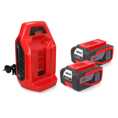 Tronçonneuse à batterie Henx H36LJ16 40 V 40 cm sans balai + 2x batteries 7,5 Ah + chargeur rapide