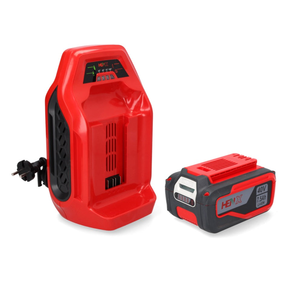 Taille-haie sur batterie Henx H36XZA24-G 40 V 61 cm sans balai + 1x batterie 7,5 Ah + chargeur