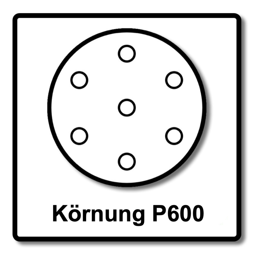 Mirka BASECUT Schleifscheiben 150 mm P600 100 Stk. ( 2261109961 ) Grip 15 Loch - Toolbrothers