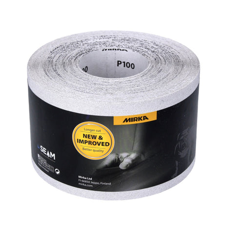 Papier abrasif Mirka BASECUT 115 mm x 50 m Rouleau abrasif P100 (2251100110N) papier abrasif universel