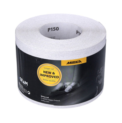 Papier abrasif Mirka BASECUT 115 mm x 50 m Rouleau abrasif P150 (2251100115N) papier abrasif universel