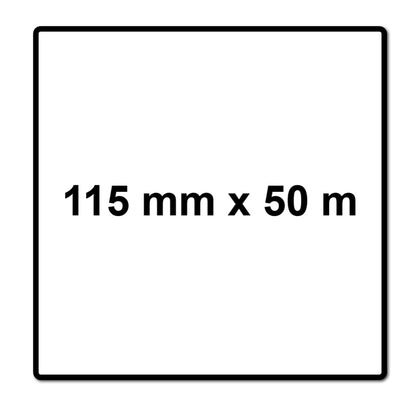 Mirka BASECUT Schleifpapier 115 mm x 50 m P150 Schleifrolle ( 2251100115N ) Universal Schleifpapier