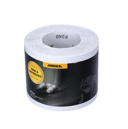 Papier abrasif Mirka BASECUT 115 mm x 50 m Rouleau abrasif P240 (2251100125N) papier abrasif universel