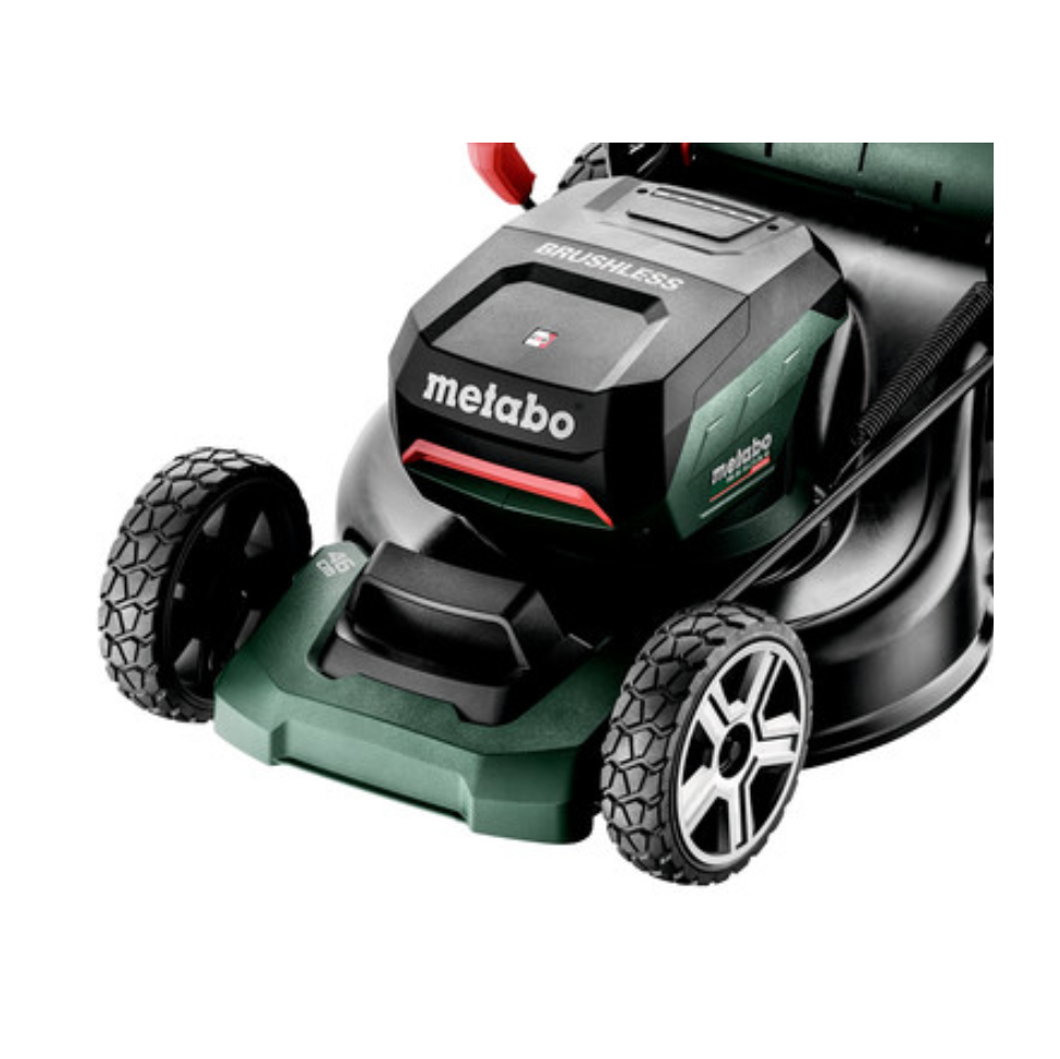 Metabo RM 36-18 LTX BL 46 Akku Rasenmäher 36 V ( 2x 18 V ) 46 cm Brushless + 2x Akku 5,5 Ah + Ladegerät - Toolbrothers