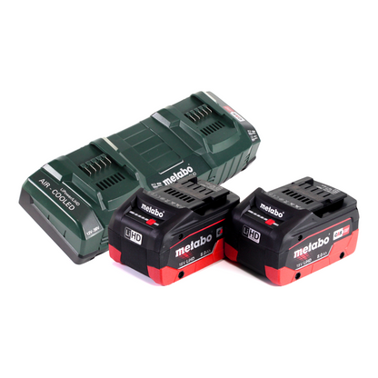 Metabo RM 36-18 LTX BL 46 Akku Rasenmäher 36 V ( 2x 18 V ) 46 cm Brushless + 2x Akku 8,0 Ah + Doppelladegerät - Toolbrothers