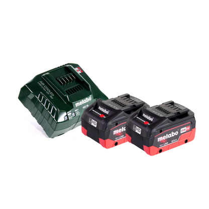 Metabo FSD 36-18 LTX BL 40 débroussailleuse sur batterie 36 V (2x 18 V) manche rond sans balais + 2x batterie 8,0 Ah + chargeur