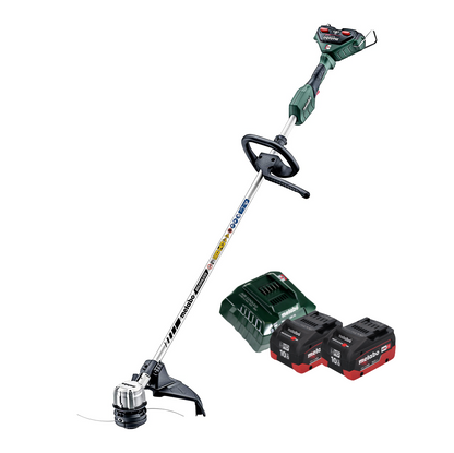 Metabo FSD 36-18 LTX BL 40 débroussailleuse sur batterie 36 V (2x 18 V) manche rond sans balais + 2x batterie 10,0 Ah + chargeur