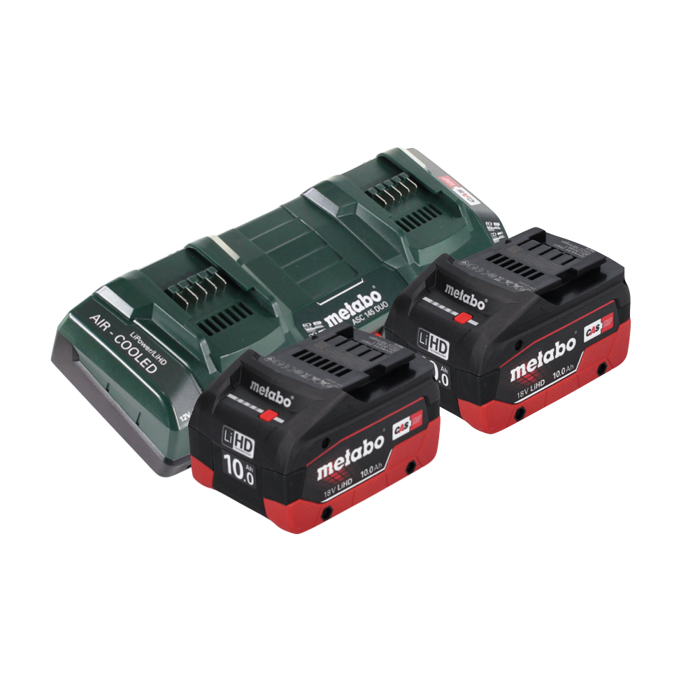 Metabo FSD 36-18 LTX BL 40 Akku Freischneider 36 V ( 2x 18 V ) Rundgriff Brushless + 2x Akku 10,0 Ah + Doppel Ladegerät