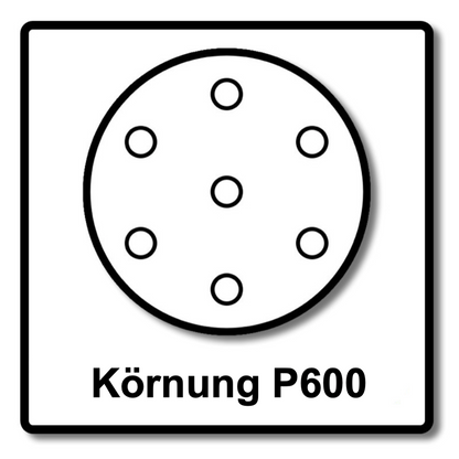 Mirka BASECUT Schleifscheiben 150 mm P600 400 Stk. ( 4x 2261109961 ) Grip 15 Loch - Toolbrothers