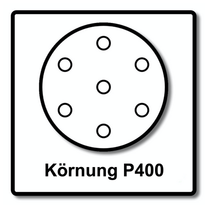 Mirka BASECUT Schleifscheiben 150 mm P400 200 Stk. ( 2x 2261109941 ) Grip 15 Loch - Toolbrothers