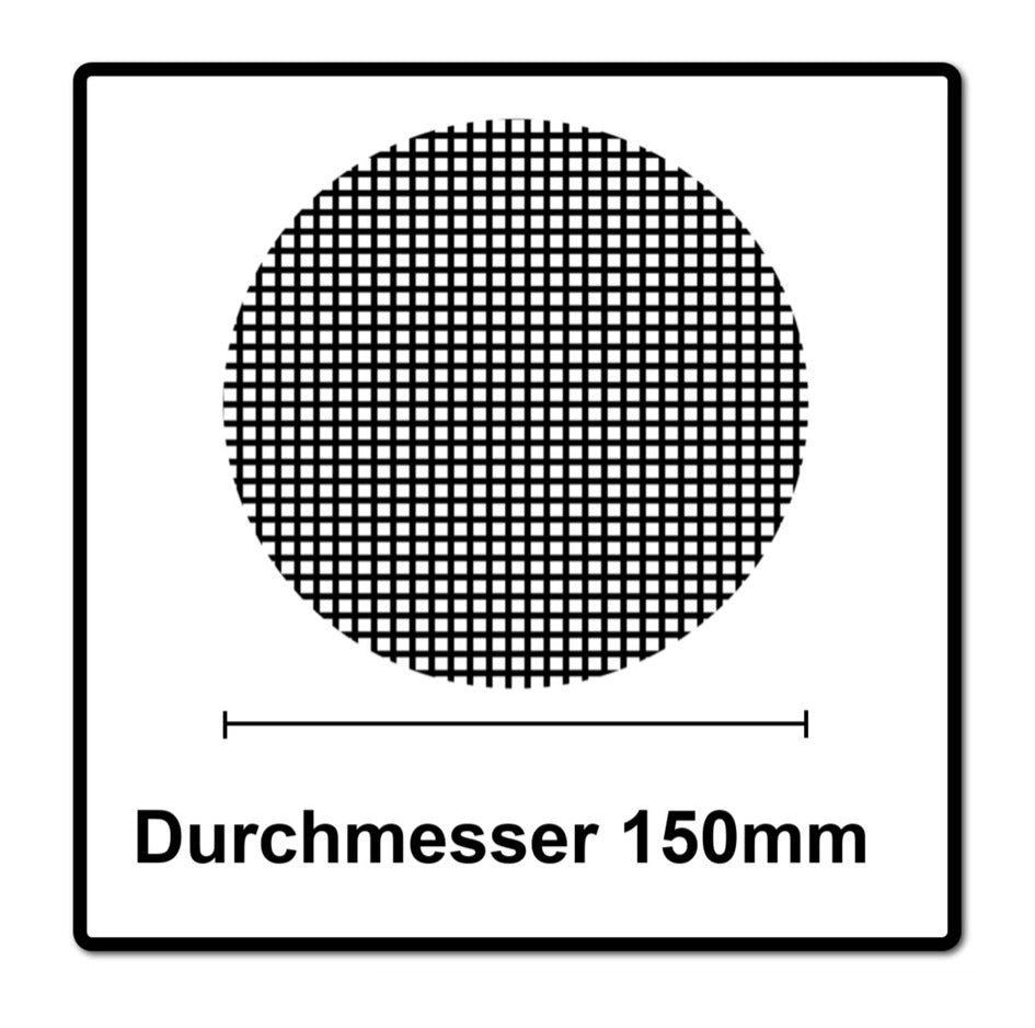 Disques abrasifs Mirka BASECUT 150 mm P60 100 pièces (2x 2261105060) Grip 15 trous