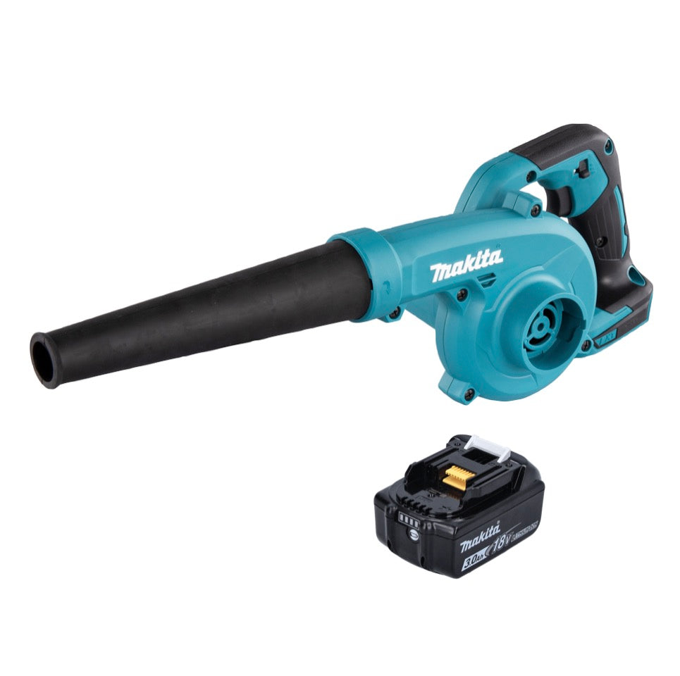 Souffleur de feuilles Makita DUB 185 F1 sur batterie 18 V + 1x batterie 3,0 Ah - sans chargeur