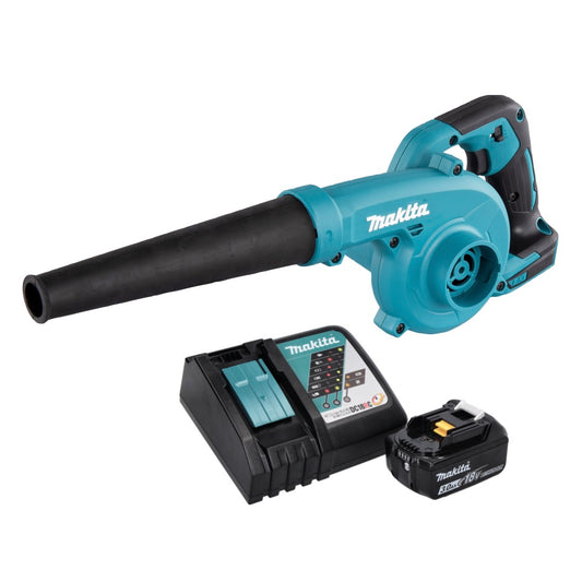 Souffleur de feuilles Makita DUB 185 RF1 sur batterie 18 V + 1x batterie 3,0 Ah + chargeur