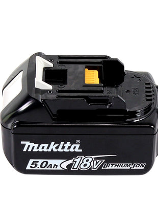 Souffleur de feuilles Makita DUB 185 T1 sur batterie 18 V + 1x batterie 5,0 Ah - sans chargeur