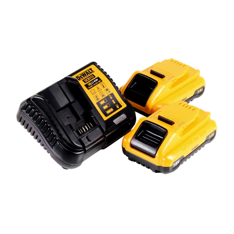 Scie circulaire sur batterie DeWalt DCS 570 L2 18 V 184 mm sans balais + 2 batteries 3,0 Ah + chargeur