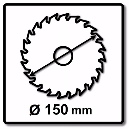 Makita MCCS15048E SPECIALIZED EFFICUT Sägeblatt 150 x 20 x 1,1 mm 2 Stk. ( 2x B-69331 ) 48 Zähne für Metall