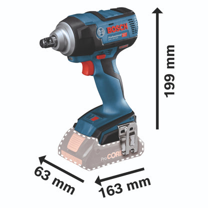 Bosch GDS 18V-300 Professional Akku Drehschlagschrauber 18 V 300 Nm Brushless ( 06019D8200 ) - ohne Akku, ohne Ladegerät