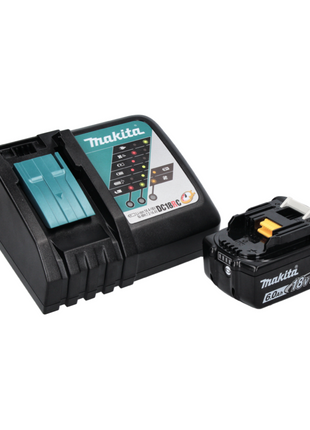 Souffleur à feuilles Makita DUB 186 RG1 sur batterie 18 V + 1x batterie 6,0 Ah + chargeur