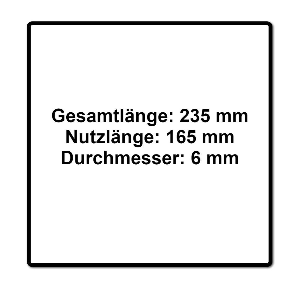 Festool Schlangenbohrer SB CE D6 6 mm ( 205903 ) für Schlagbohrschrauber und Bohrschrauber - Toolbrothers